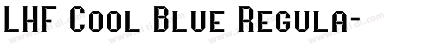LHF Cool Blue Regula字体转换